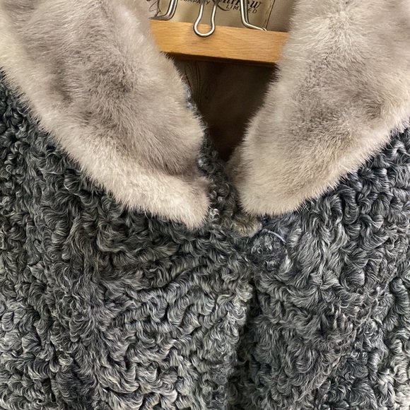 Vintage Holt Renfrew fur/wool coat - Picture 6 of 13